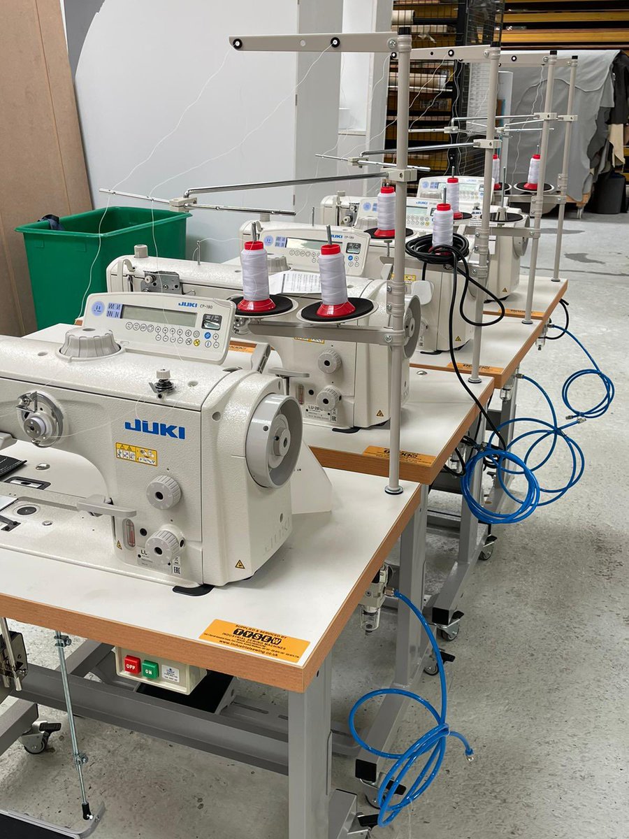 Exceeding our clients' expectations is our ambition, which is why we continually invest in equipment and processes. We've just taken delivery of 6 Juki sewing machines to help our machinist team on a number of customer projects. More investment news soon! #bizjets #aviation