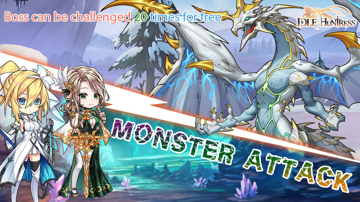 🐲Monster Attack 🐲
Boss Dragon is coming!~ Let's fight!🔥
Event date:  
Server time (UTC-5): 7/31/2023, 5:01 ~ 8/4/2023, 4:00 Central European Time (UTC+1): 7/31/2023, 11:01 ~ 8/4/2023, 10:00