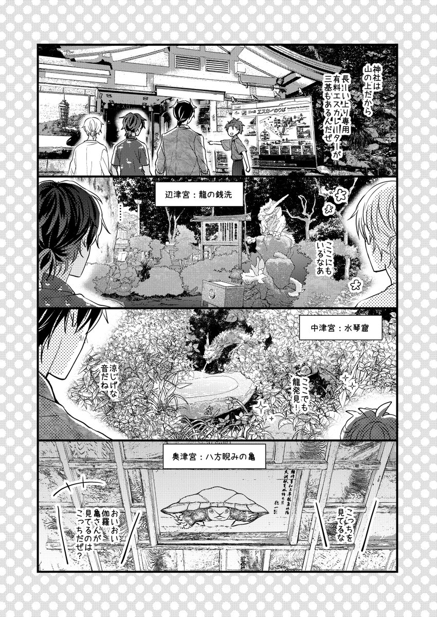 伊達組が海辺の町に旅する漫画(3/8)