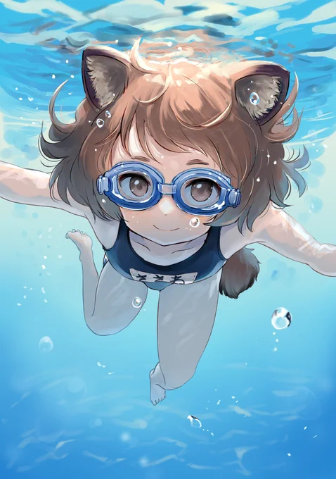 『狐のお嫁ちゃんと息子ちゃん』第29縁がWeb・アプリにて更新されました。よろしくお願いします! 夏はスク水たぬ。笹音ちゃんの家出編も役者が揃って大詰たぬ。 