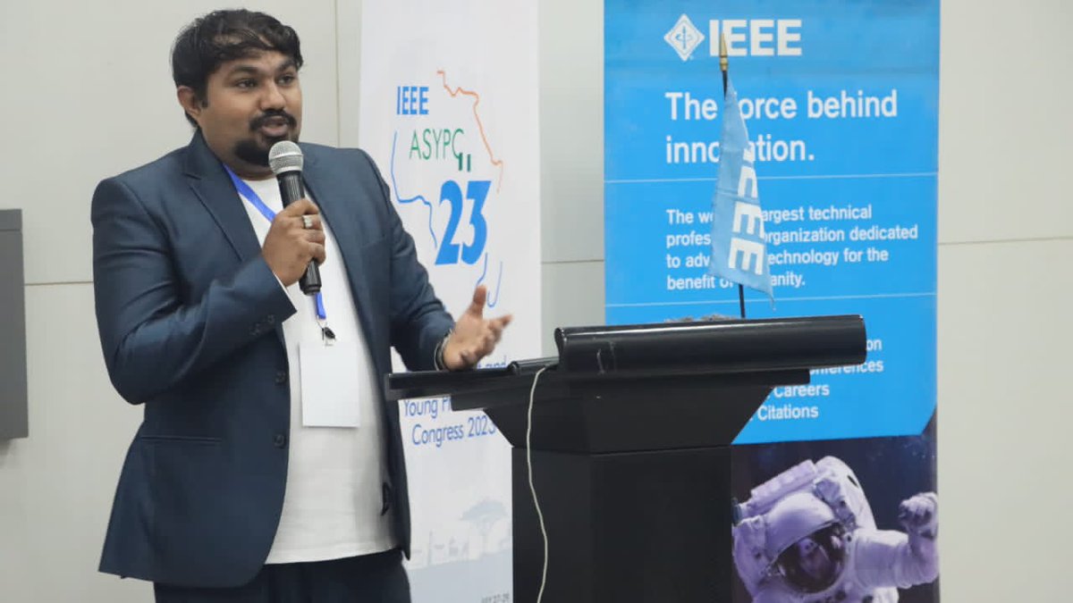 isbatkampala's tweet photo. Dr Mayur Kumar Chhipa representing ISBAT University Uganda at IEEE Africa Student and Young Professional Congress 2023 #ASYPC -Baze University Abuja, Nigeria https://t.co/k5mrqfwdXk