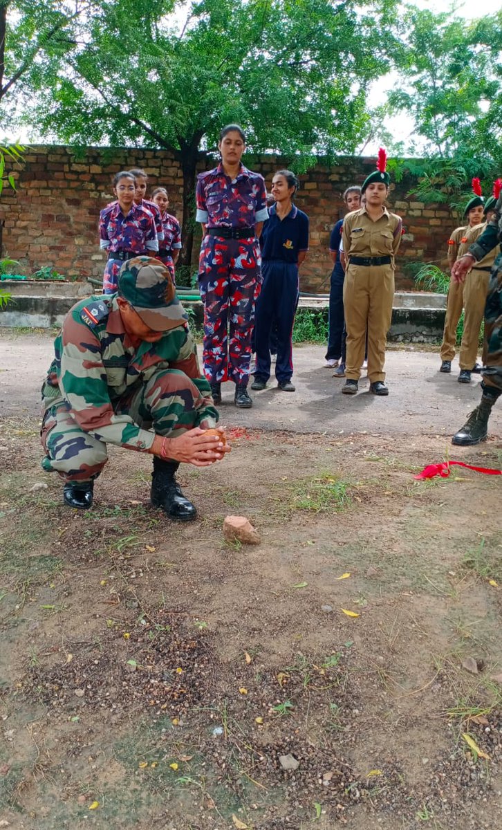 NCCDteRajasthan's tweet photo. Inauguration of new obstacle course at JIET College, Pali Road Jodhpur by 3 Raj Girls Bn NCC, Jodhpur Group. Now cadets will get their adventure training at college. @gpsingh3para @HQ_DG_NCC @Lalit_DDGRajNCC @RajGovOfficial @mygovindia https://t.co/xxJ95qj2RY