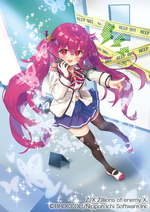 7月27日発売『Z/X Zillions of enemy X』螺旋輪転編「降魔<プロフェシーリンク>」にて「てきとー風紀委員 ネイ」を描かせていただきました!よろしくお願いいたします#ZX_TCG 