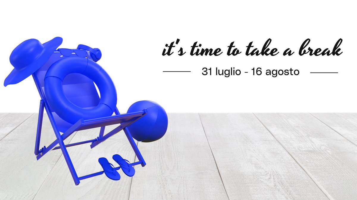 ated (@atedictticino) on Twitter photo È tempo di vacanze anche per il team e il comitato di ated.
Nelle prossime i nostri uffici saranno chiusi. Ma se proprio non puoi fare a meno di noi, puoi sempre scriverci a 👉 info@ated.ch È tempo di vacanze anche per il team e il comitato di ated.
Nelle prossime i nostri uffici saranno chiusi. Ma se proprio non puoi fare a meno di noi, puoi sempre scriverci a 👉 info@ated.ch