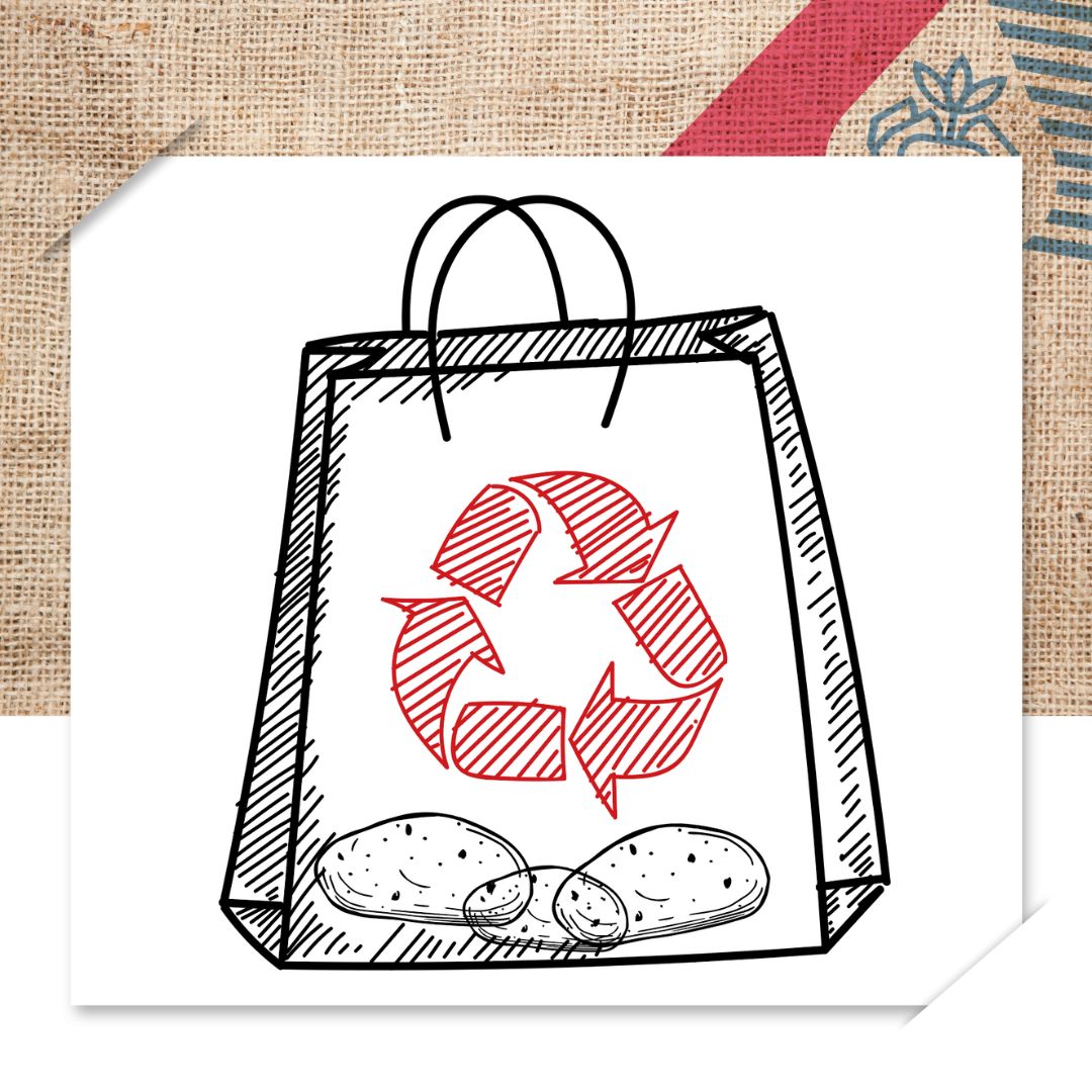 agricopotatoes's tweet photo. Plastic from potatoes ♻️🥔
You may soon be buying your potatoes in potato plastic bags! You can use starch from potatoes to make a biopolymer. This biopolymer forms the basis for bioplastics that are biodegradable. #Agrico #Agricopotatoes #Potatofun https://t.co/bTM1ztgFT7