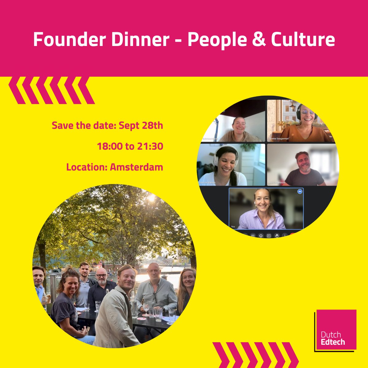 Join us on September 28th, for an eye-opening dinner evening of insights, networking, and the opportunity to revolutionize your approach on People &amp; Culture.

Secure your spot now: buff.ly/3QfPtBM 🍽️ Limited availability - RSVP today!

#edtech #deepdive #peopleculture