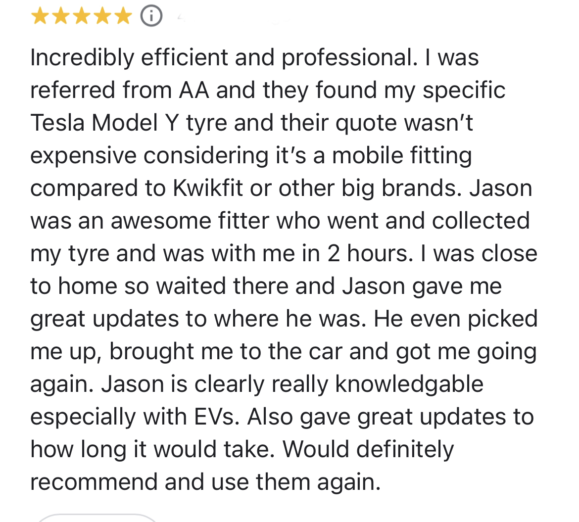 Dustcaptyres's tweet photo. Fantastic review from one of our recent customers https://t.co/02F0Fxsyvg