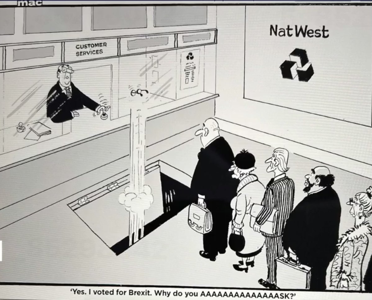 flippinecc's tweet image. £850m has now been wiped off NatWest’s trading value as a potential fine running into the hundreds of millions of pounds looms. Seems political discrimination doesn’t pay well for #ControlFreaks

#Farage #Natwest #Coutts
