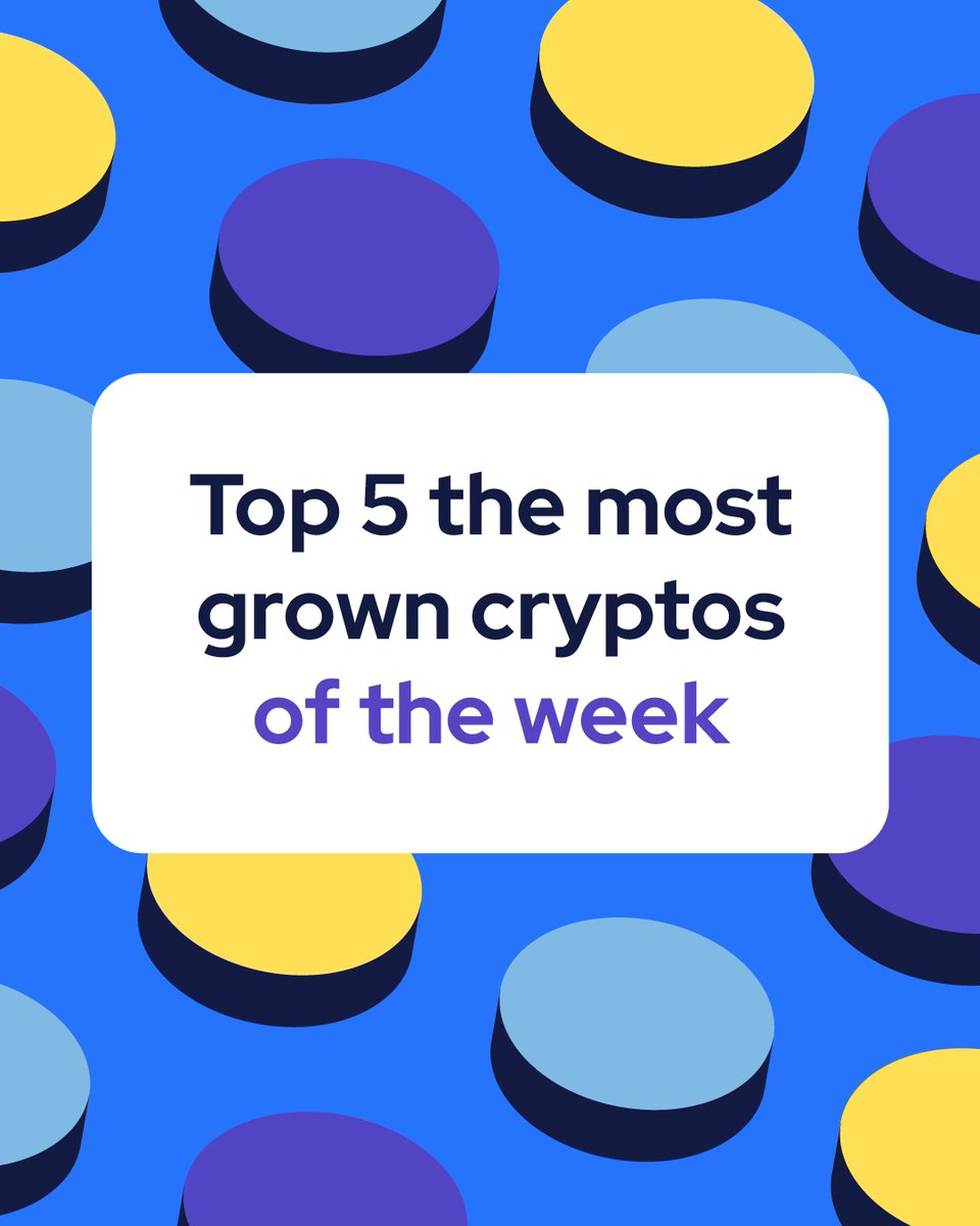 spectrocoin's tweet photo. Here are the top #cryptocurrencies and #tokens that have experienced #growth this week:
XDC Network #XDC — 39.05%
Casper #CSPR — 12.33%
GMX #GMX — 7.86%
Dogecoin #DOGE — 6.07%
Immutable #IMX — 6.54%
You can buy, sell, store and spend DOGE with #SpectroCoin!
#bullish #buycrypto https://t.co/Ngr2HOMLJm