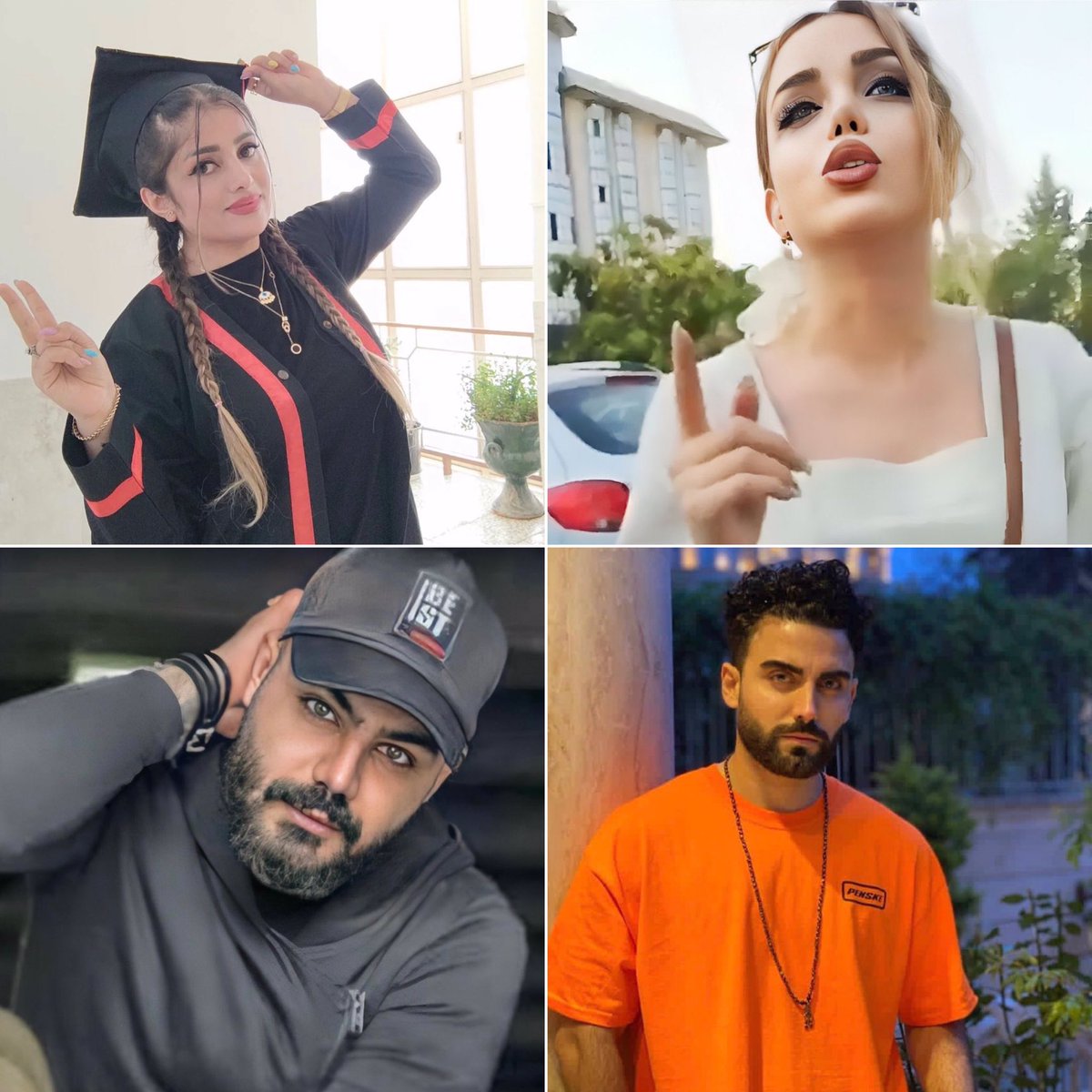 بی خبری محض از شرایط جوانان شجاع و بیگناه وطن
۱۸ تیرماه #زهرا_سعیدیان_جو، خواهر جاویدنام میلاد سعیدیان جو، از جانباختگان اعتراضات سراسری ۱۴۰۱ در ایذه، پس از خروج از محل کارش توسط نیروهای امنیتی در تهران ربوده شد…

۲۹ تیرماه #پارمیدا_شهبازی به علت داشتن پوشش اختیاری، ماموران نظام