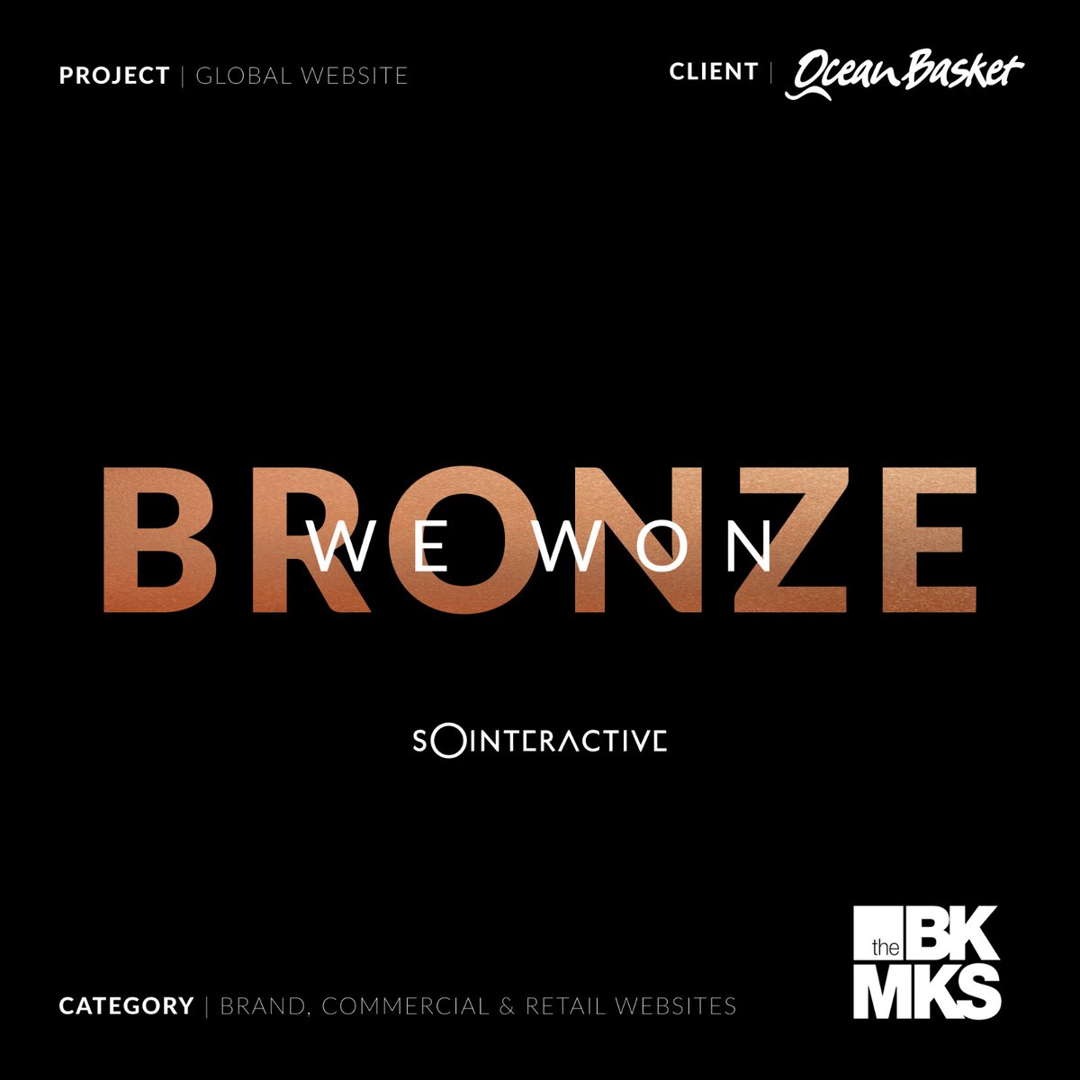 We're thrilled to announce our bronze Bookmark award win! 🥉 Our collaboration with <a href="/MakeReign_/">MakeReign</a> &amp; <a href="/ninjasforhire/">Ninjas for Hire</a> brought the <a href="/TheOceanBasket/">Ocean Basket</a> global website to life - a true winner!
#Bookmarks2023 #BMA2023 #DigitalExcellence #AwardWinners #CelebratingExcellence