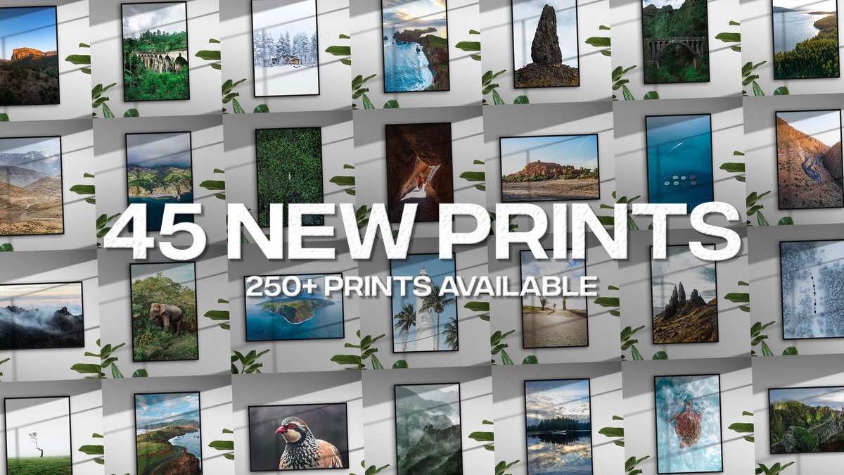 NOW AVAILABLE! 45 New prints from places like Morocco, Lapland, Sri Lanka, Madeira, Norway and Sweden. 

Choose from a total of 250+ prints with a 10% DISCOUNT using code "SUMMERSALE" till August 11th 2023. Free shipping, always.

Check my shop here: mitevisuals.com/prints