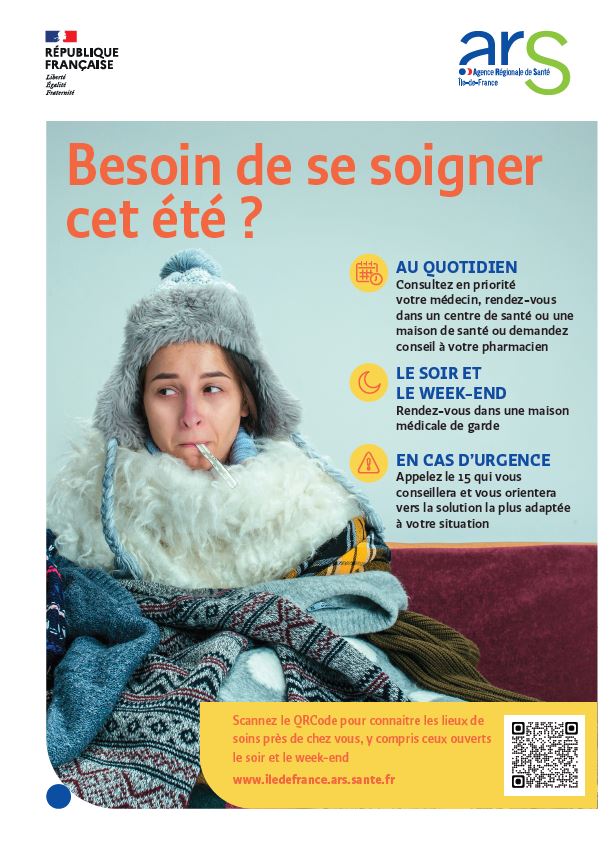 #SeSoignerCetÉté
Besoin de consulter un médecin en soirée à Paris ?
👉 la Maison Médicale de Garde Paris 12 est désormais ouverte en semaine en soirée (en plus du WE)
Sesoignercetete.fr/IDF
Merci 👏👏👏 aux équipes <a href="/ghDcss/">DiacCroixStSimon</a>, CPTS Paris 12, GMP et les Urgences <a href="/HopSaintAntoine/">Hôpital Saint-Antoine AP-HP</a>