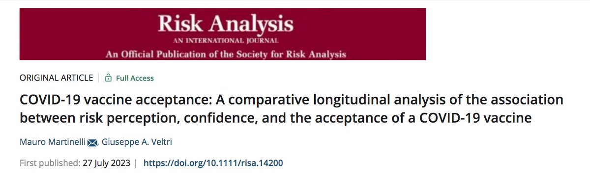 0_0Mauro's tweet photo. 📢 Great news! Our latest paper with @gaveltri delves into the substantive significance of disentangling associations between levels &amp; changes in vaccine acceptance analysis. 🧪📊 #Vaccines 
https://t.co/gDE0YdWUqZ https://t.co/PpxReWWCRl