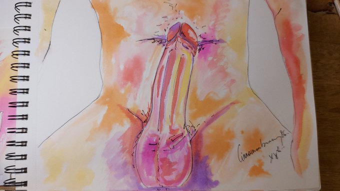 💙 I'm really enjoying drawing all those dicks. #Liquidwatercolors #dickart #idrawyourdick #ecoline #newhobby<a href="/tag/newhobby"class="tags"><span>#newhobby</span></a><a href="/tag/dickart"class="tags"><span>#dickart</span></a><a href="/tag/aquarel"class="tags"><span>#aquarel</span></a><a href="/tag/liquidwatercolors"class="tags"><span>#liquidwatercolors</span></a>