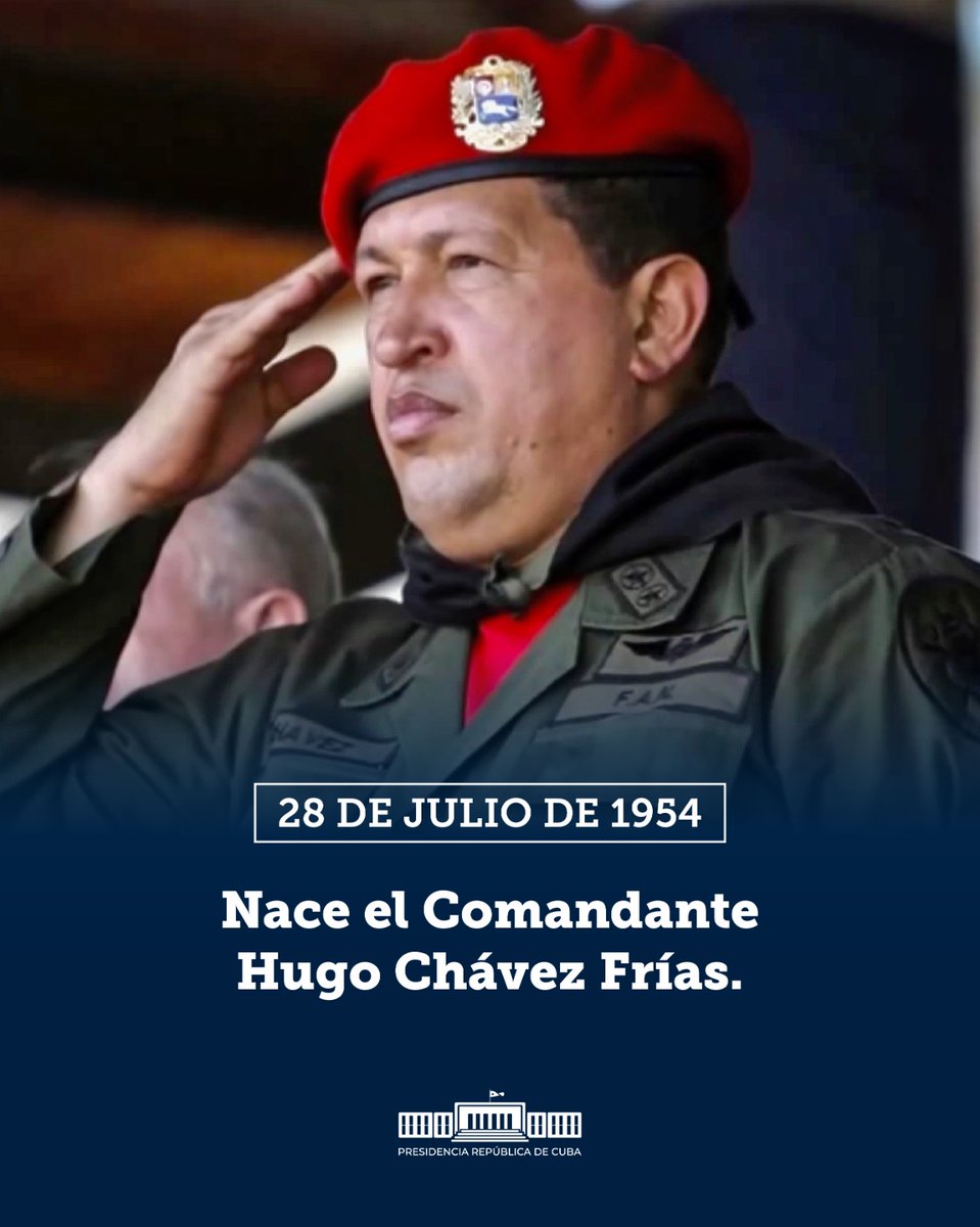 #ChavezVive, la lucha sigue. 🇨🇺 🇻🇪