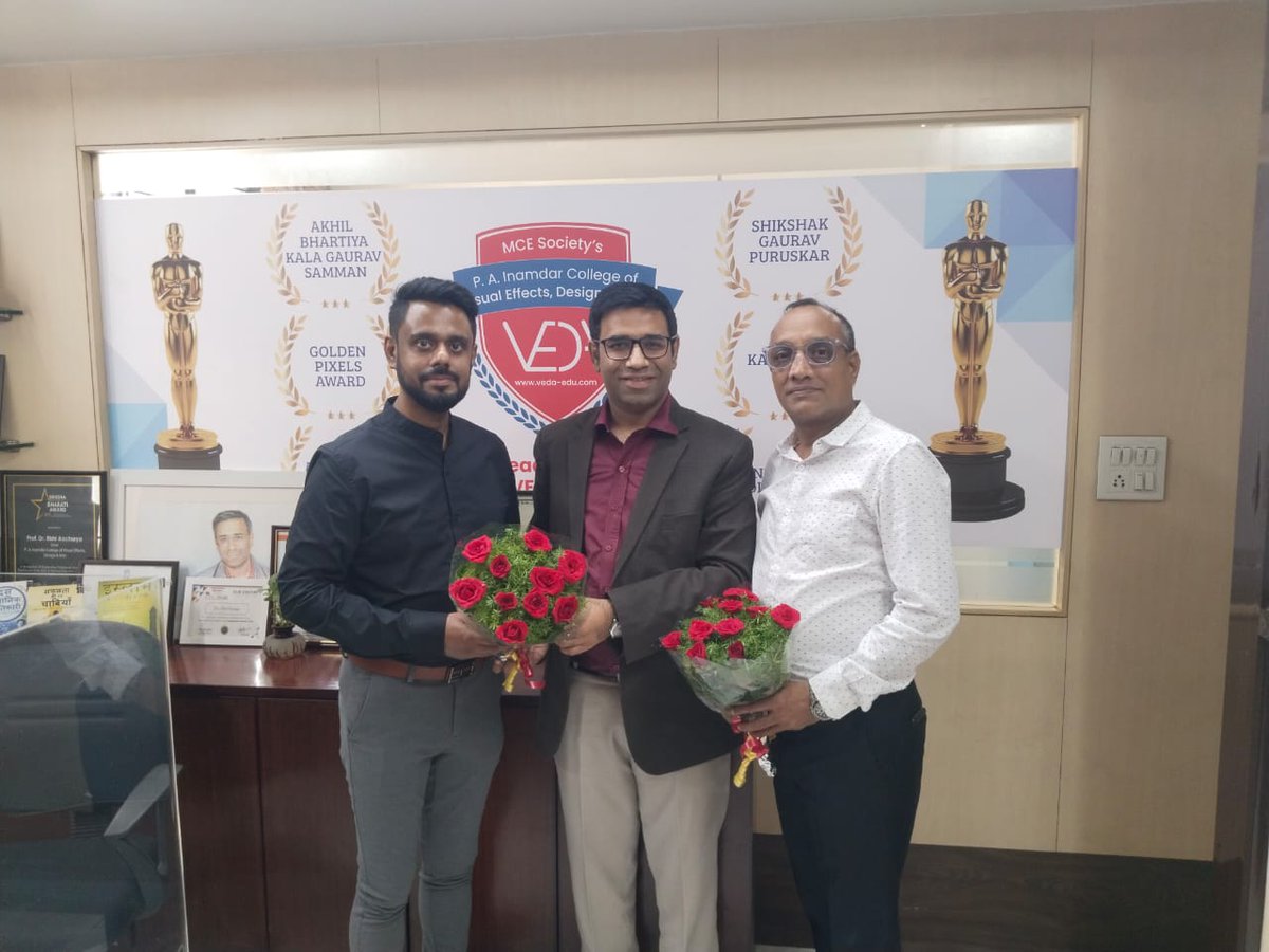 StarblastAnim's tweet photo. An exciting partnership - STARBLAST ANIMATION is proud to be the Academic cum Training Partner of @VEDA_PUNE .

#starblastanimation #3danimation #characteranimation #animationeducation #animationcollege #vedaanimationcollege #VEDASTARBLAST https://t.co/6ryGDqq5X6