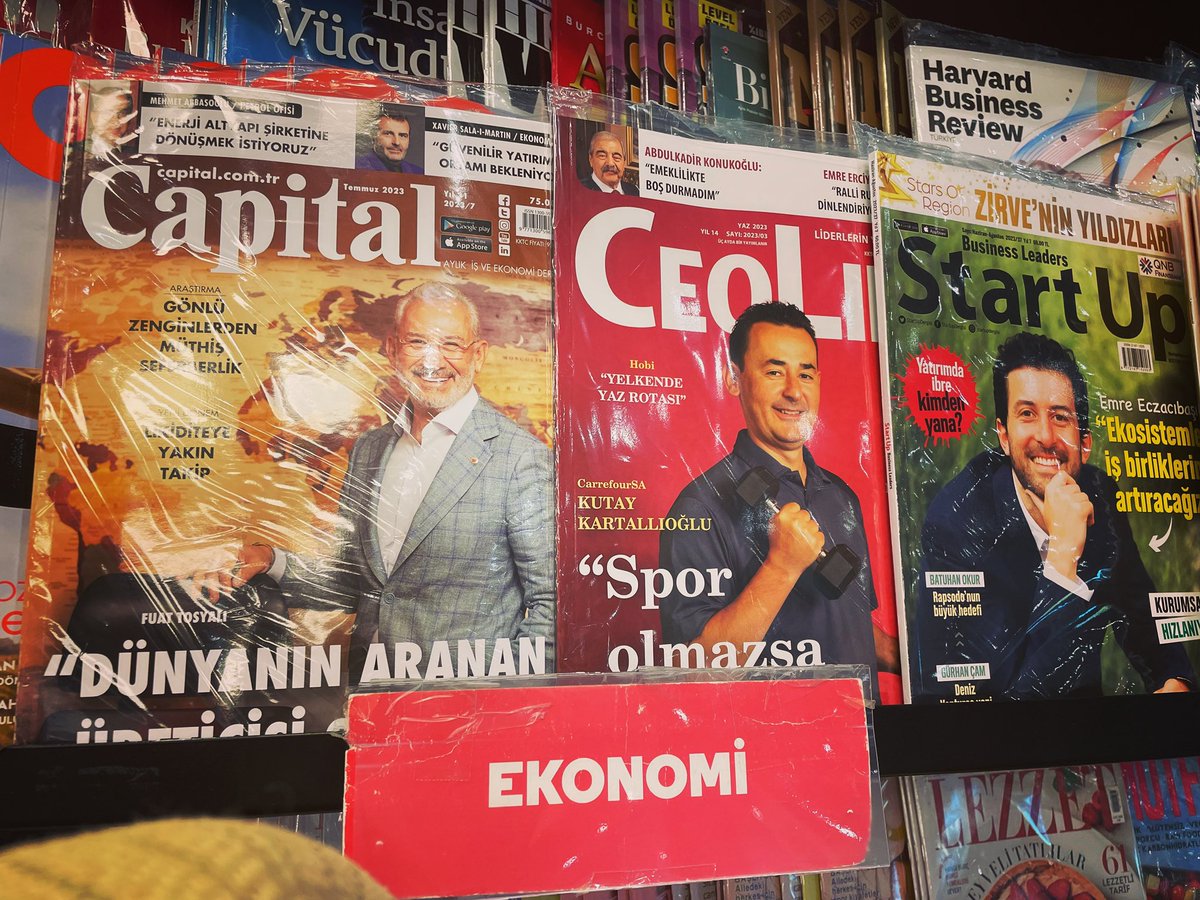 Ekonominin nabzı her açıdan itinayla tutulur…. @CapitalDergisi @ceolifedergi @StartupDergisi