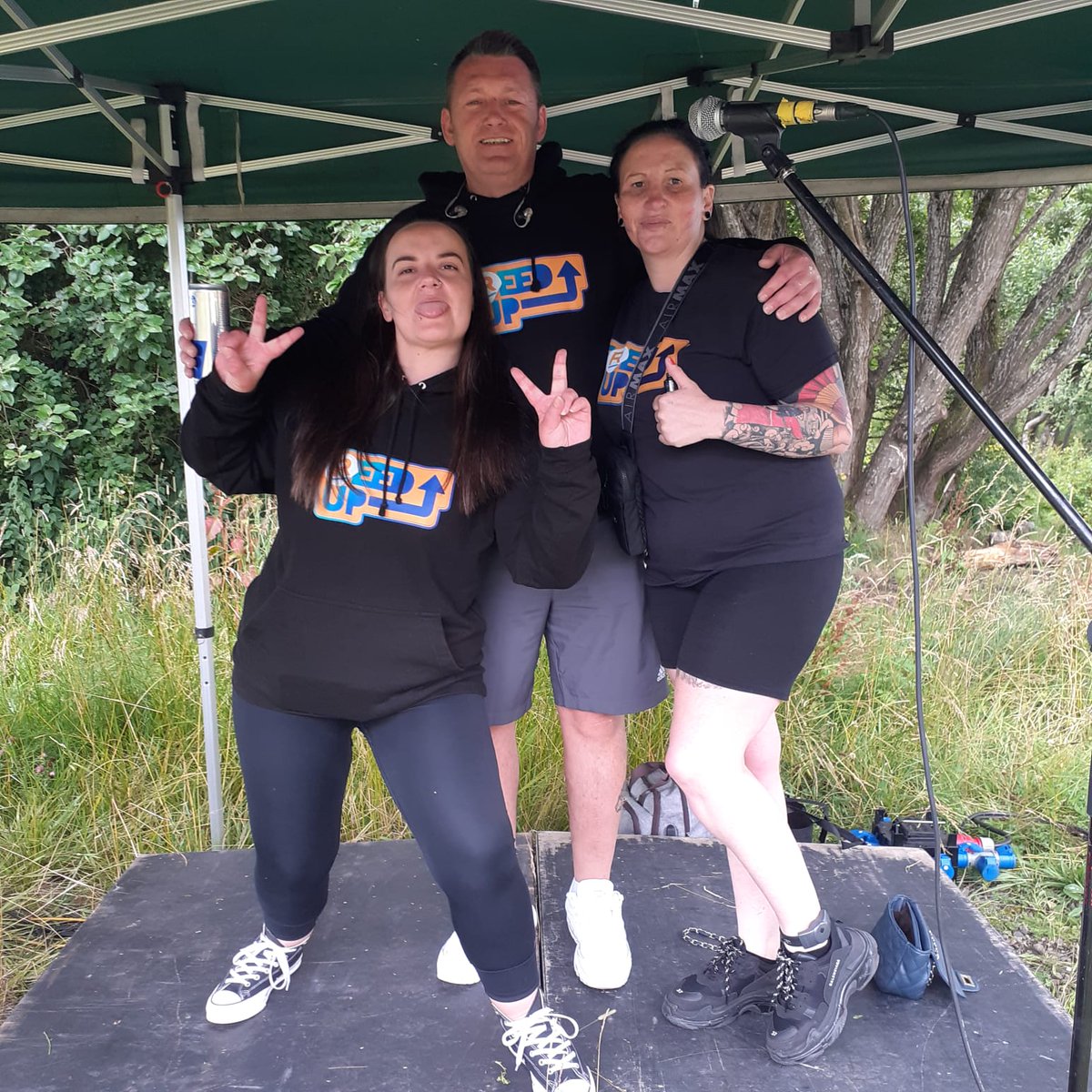 FreedUpEvents's tweet photo. #FreedUp bringing the tunes at  @NWRCGlasgow event at @ClaypitsLnr here until 5pm come down dance in the sun, catch @Phoenix_Scot #hiphop Collective at 3pm, lots happening 😎

#recovery #MakingRecoveryVisible #ScottishRecoveryConsortium https://t.co/rbow9zB6ZP