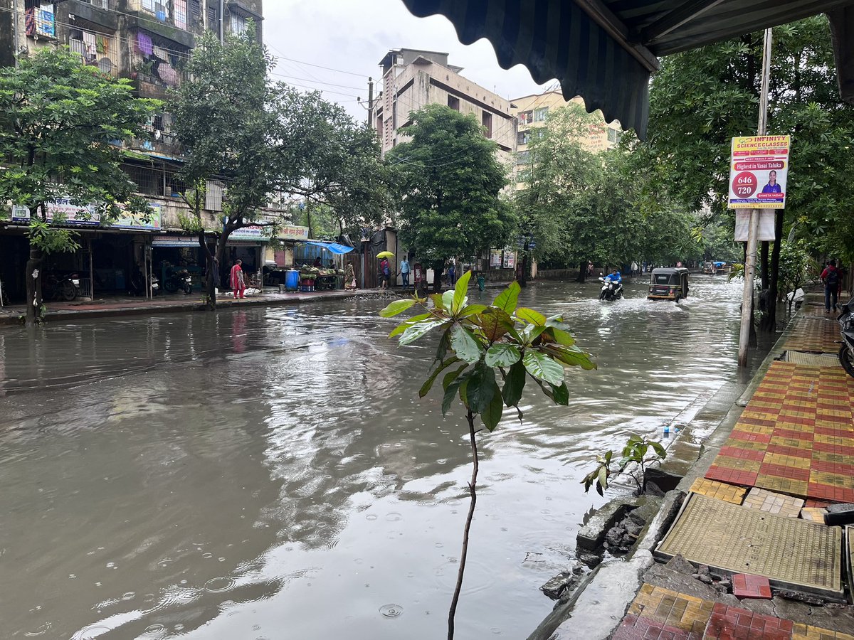 #Capitalmall road , Nallasopara #vasai #mumbairains