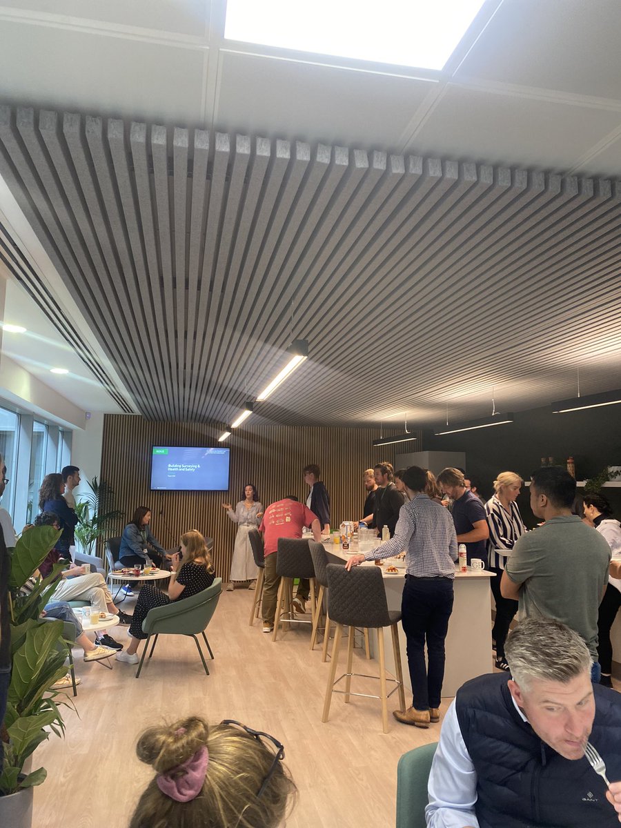 Yummy breakfast from our Bristol Building Surveying and Health &amp; Safety team. The last Friday of every month each team provides breakfast and a presentation updating the other teams about their work. Great initiative to continue enhancing our office community 🧇🍓👏🏽 <a href="/RidgeLLP/">Ridge</a>