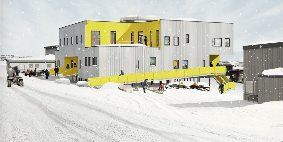 Calling all mural artists! Qaujigiartiit is seeking proposals for mural art for the lobby of the new Inuusirvik Community Wellness Hub in Iqaluit. Curved wall, approximately 10' x 30'. Email submissions to gwen.healeyakearok@qhrc.ca.