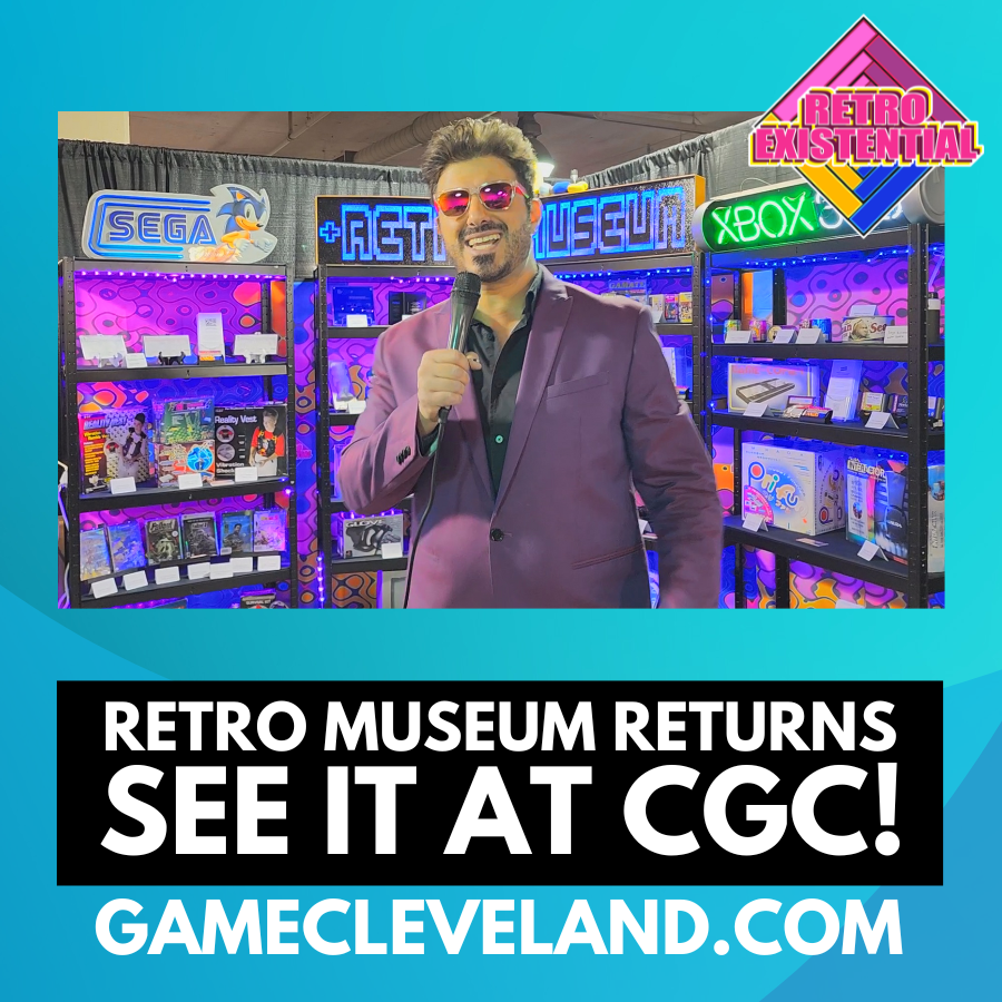 GameOnCleveland's tweet photo. @RetroExistentia is bringing back the biggest and best Retro Museum to CGC this year with some of the rarest collectibles and oddities.

See some incredible video game history! Don't miss it at our show this year

Tickets at https://t.co/KE7NqXXicQ

#cgc23 #cleveland #cle #ohio https://t.co/Zr6zNJ1jrs