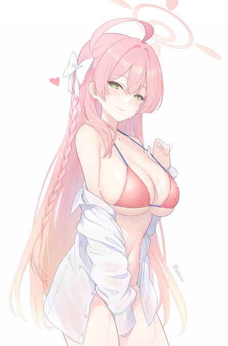 #ブルアカ 
水着ハナコ 