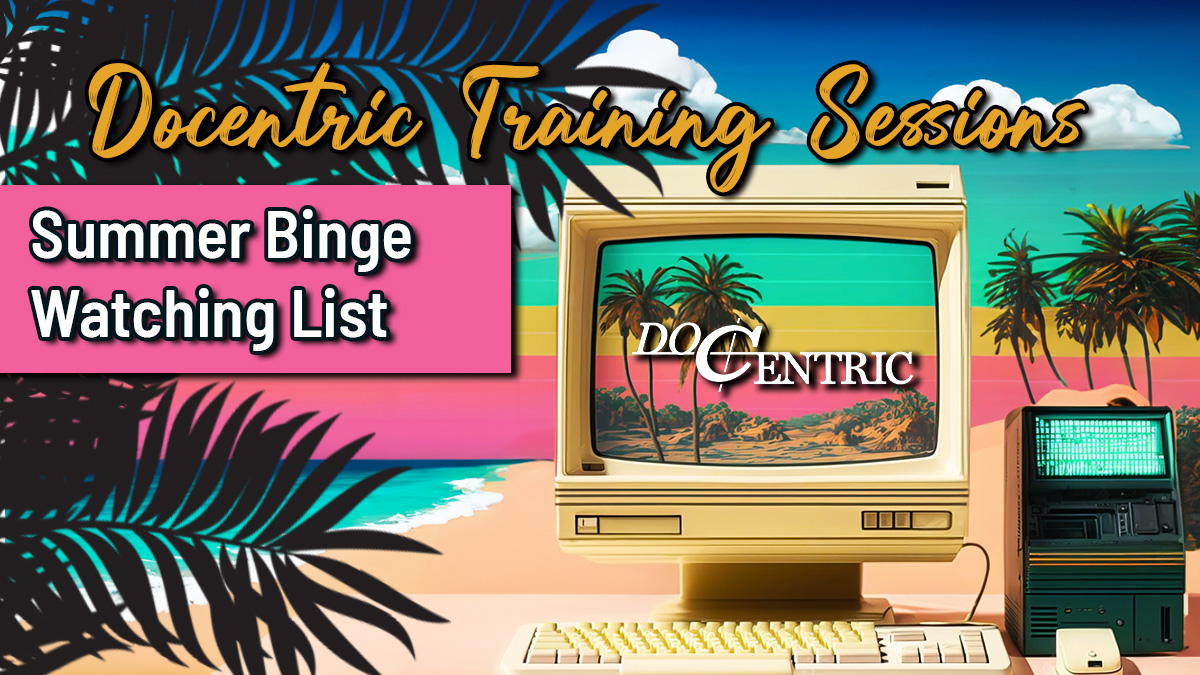 Docentric's tweet photo. Docentric Video Training Sessions for your Summer Binge-Watching List 🌞📺https://t.co/Uw2KGaMsSJ

Happy #SummerHolidays! 🌞

#msdyn365fo #dynamcis365fo #d365fo https://t.co/WW6TdDxscO