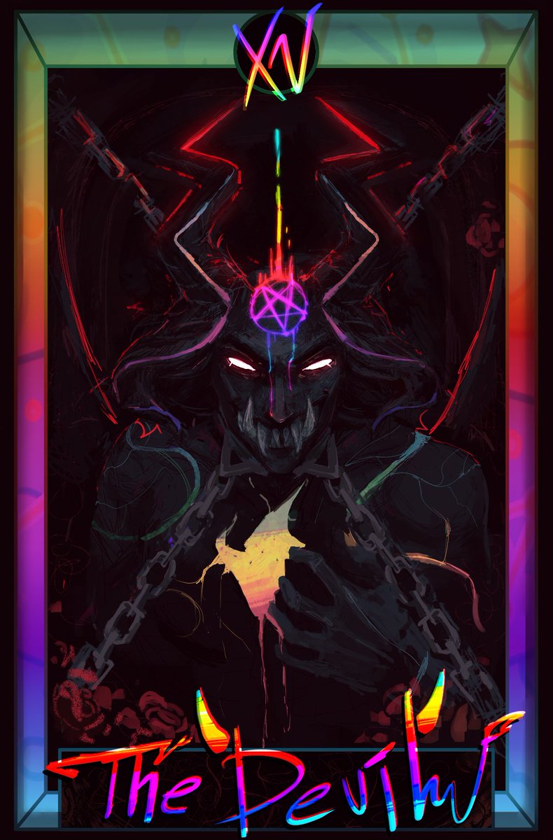 olad_s_blinom's tweet photo. Even The Devil can't resist this sweet taste of power

#spokeisherefanart #lifestealtarot https://t.co/cxMX83R2s7