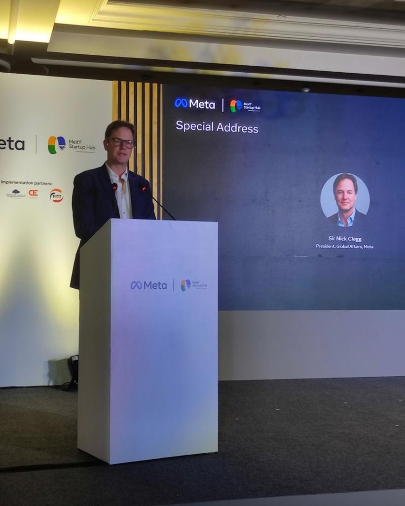 avidialabs's tweet photo. We are honoured to represent @avidialabs Labs at Meta XR Startup Program Summit. Grateful to share wonderful insights with Shri Amitabh Kant, Sir Nick Clegg, President Meta, Dr. Tej Chingtham, Professor and CEO of AIC-SMU. 

#QwikXR #G20 #digitaltransformation #Metaverse #tech https://t.co/z8wNLiBEtM