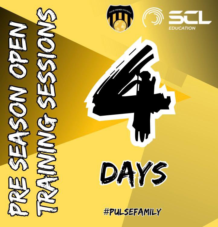 PulsePremier's tweet photo. 4 days to go until our Pre season starts for our September starters and current students.

🗓️Tuesday 1st August
🕰️ 10am - 12pm
📍Watchetts Rec Ground GU15 2SR

#pulsefamily @SCLeducation https://t.co/edh3nwsb9z