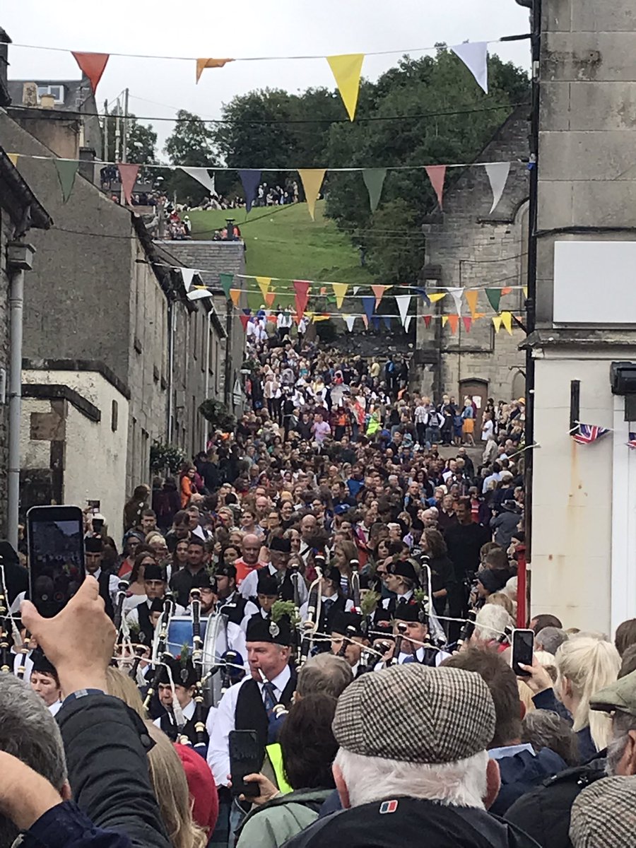 guyshrubsole's tweet photo. “It belongs tae us by right and lot”: an honour to witness the Common Riding, Langholm’s incredible 250-year-old ceremony proclaiming the people’s rights to the Common Moss. 

In England, we have so few traditions that connect us to the land. Time to learn from Scotland. https://t.co/Tl3nDndifn