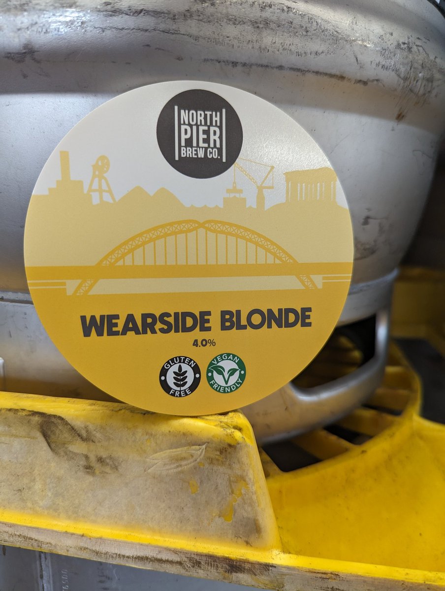 🟡Wearside Blonde🟡

Back in cask and available Monday with a brand new look!

Our new design features a nod to Wearside's proud shipbuilding and mining heritage along with some iconic sights from along the River Wear. 

If you'd like to order just drop us a message or email 🍻