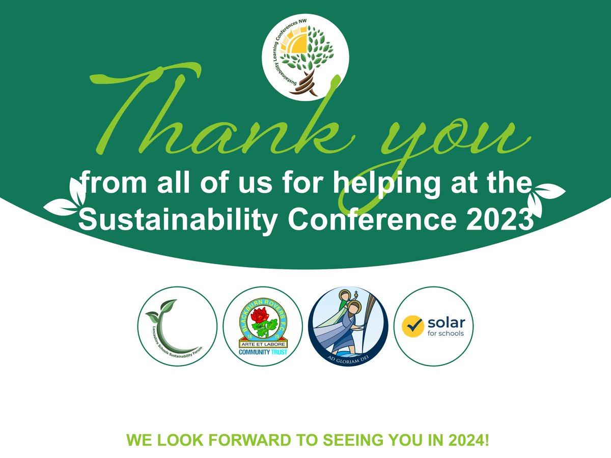 @WeBeKids1 @EcoSchools  Thank you for sponsoring pupil places at~SLC23 
We hope you will be able to join us for #SLC24
We await confirmation of the date.
