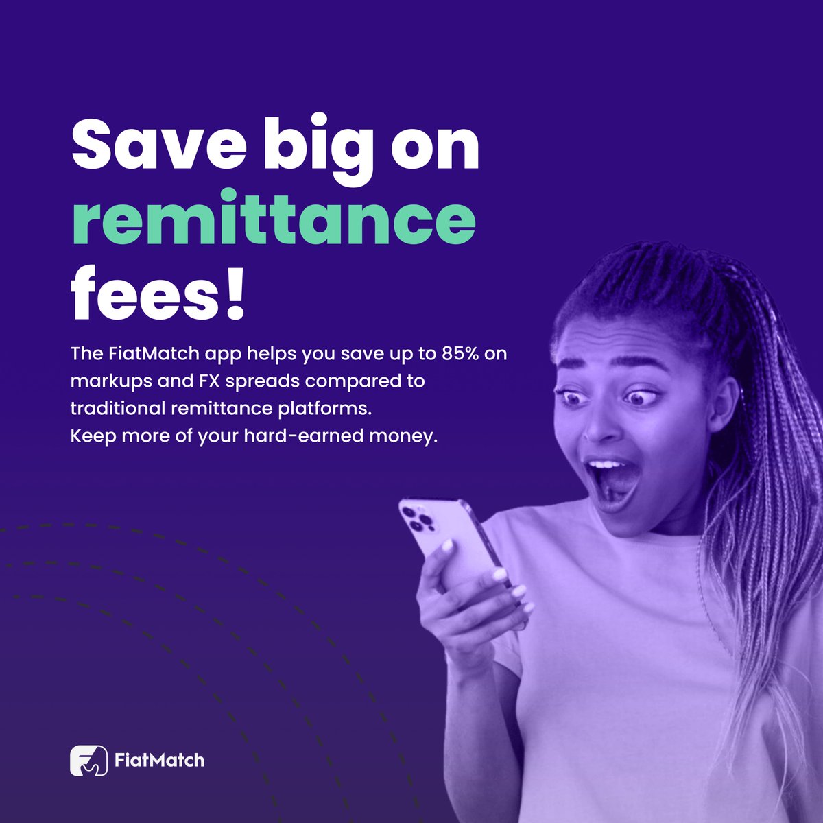FiatMatch's tweet photo. Discover FiatMatch, your money-saving remittance solution!

FiatMatch cuts down on markups and FX spreads when compared with traditional platforms.

Get a taste of the app!

Appstore: https://t.co/MmoVXNvtWg
Playstore: https://t.co/I2YEV0t1nB https://t.co/xu5QiOmlDL