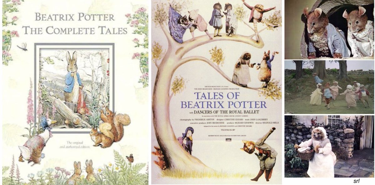 SaveRedlandLibr's tweet photo. 12:40pm TODAY on @TalkingPicsTV
The 1971 #Musical🎶 #Ballet🩰 film🎥 “Tales of Beatrix Potter” directed by #ReginaldMills from a screenplay by Richard Goodwin & Christine Edzard
Based on stories by #BeatrixPotter
🌟dancers of #TheRoyalBallet ~ #FrederickAshton #WayneSleep https://t.co/Bxg39si8T6