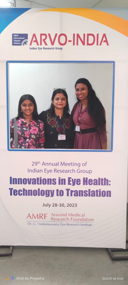 SanhitaRoy12's tweet photo. Scientific feast for next three days, attending the IERG, Arvo-India, presented our work on antimicrobial peptides. Mini-me accompanied me this time 😊#ierg #arvoindia https://t.co/HA6Dkzqr9l