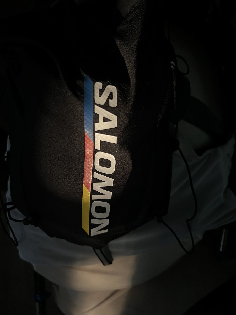 markhemmings's tweet photo. @SalomonSports I got my ADV trail running vest yesterday, and this morning a beautiful ray of light coming through the window lit up your logo perfectly 😄 https://t.co/Nu2807mERV