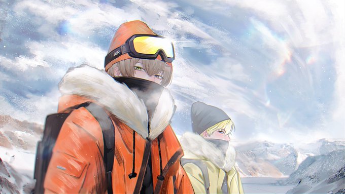 「2boys winter」 illustration images(Latest)