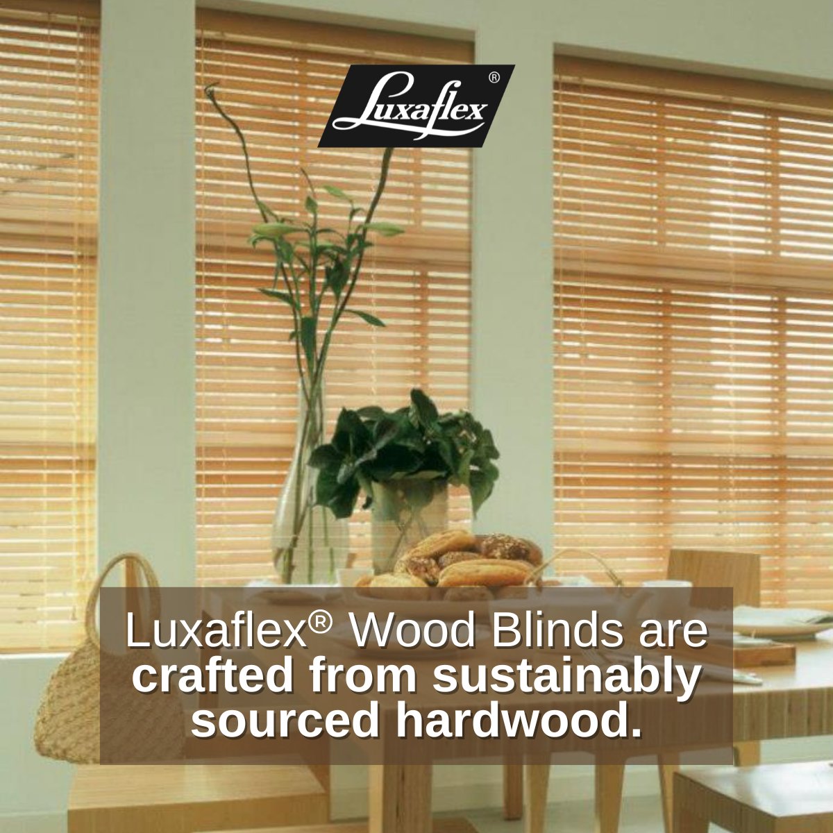 LuxaflexS's tweet photo. Not only do Luxaflex® Wood Blinds add warmth and charm to your space, but they also contribute to a greener environment.

#luxaflex #luxaflexsa #duetteshades #shutters #venetianblinds #woodblinds #rollerblinds #silhouetteshades #blinds #shades #windowcoverings #interiordecor https://t.co/ByNaBQbS6G