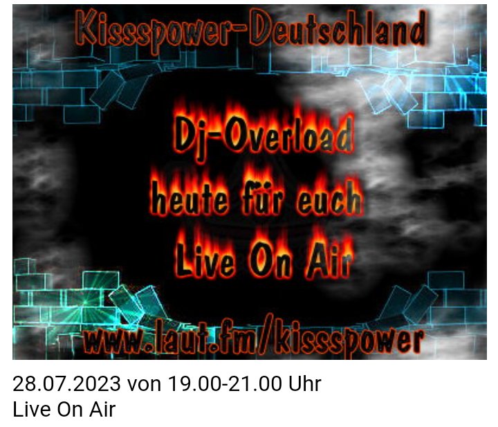 spin.de/chat/open?name… <--— hier geht es zu uns in den Gruppenraum
laut.fm/kissspower <-----hier geht es zum Player
kissspower-deutschland.de/start.php <--— hier geht es zu unserer HP