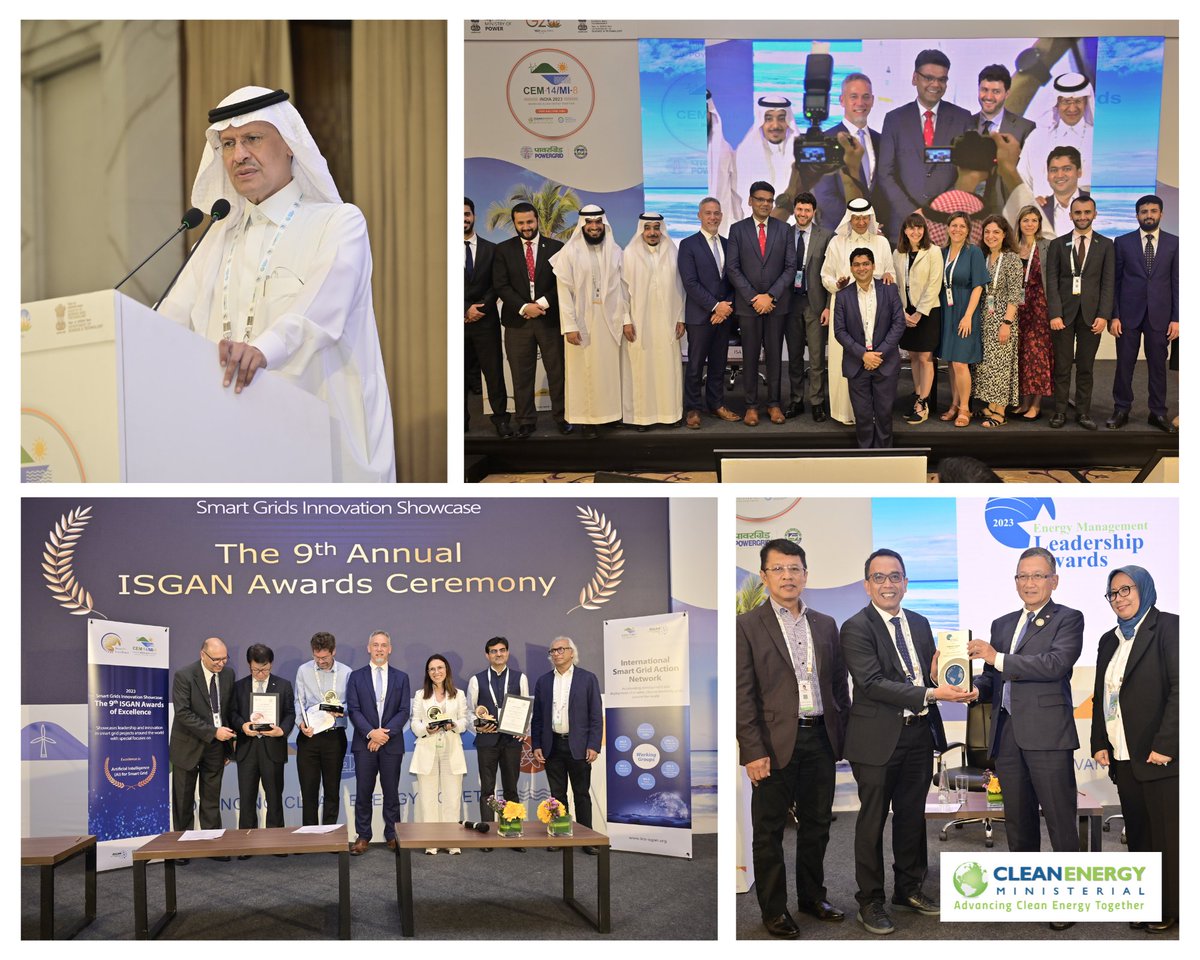 CEMSecretariat's tweet photo. #CEM14 brought together the global #cleanenergy community, including governments, international organisations, business and industry, think tanks, academia and youth organisations.

Learn more about the important steps towards the #cleanenergytransition:

https://t.co/WmrihHhJDo https://t.co/oq94rYhzcI