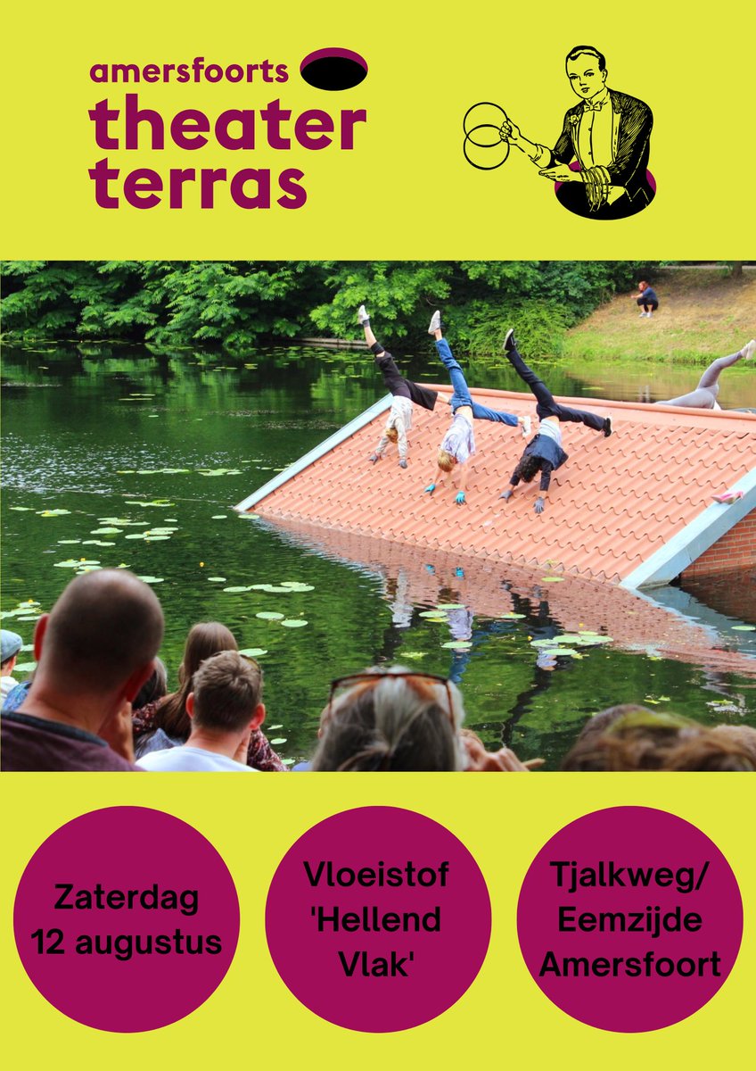 TheaterTerras's tweet photo. 1/2 De voorstelling en locatie zijn bekend!

Lieve ATT fan,

Bij deze vertellen we je graag over de bijzondere voorstelling die we op 12 augustus voor je in petto hebben.

Theatergezelschap Vloeistof presenteert 'Hellend Vlak'. https://t.co/Tg3sRNV8cL