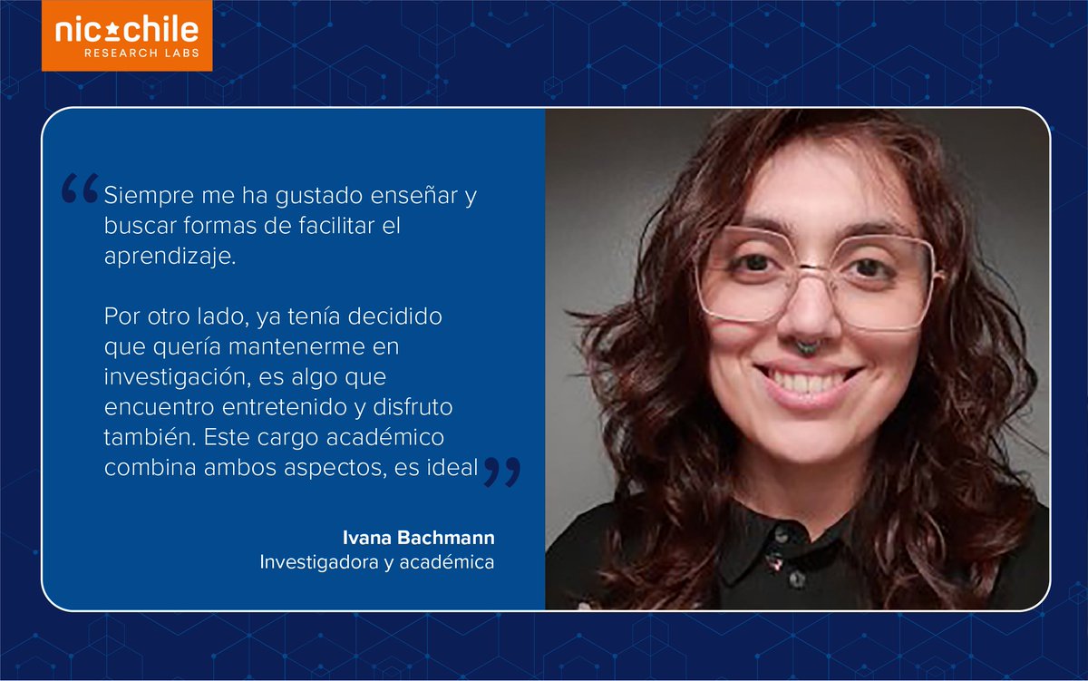 1/6 ¡Hola, hola!  👋 Termina la semana y compartimos una excelente noticia que nos llena de orgullo y emoción 🫶

Felicitamos a nuestra investigadora Ivana Bachmann (<a href="/IvaPls/">Ivana Bachmann</a>) quien a partir del próximo semestre será parte del equipo académico del <a href="/dccuchile/">DCCUChile</a>