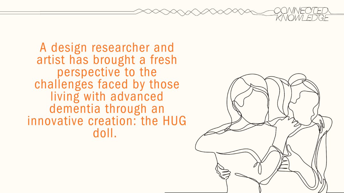 BritishAcademy_'s tweet photo. The combined skills of SHAPE and STEM experts have used #ConnectedKnowledge to bring a fresh perspective to the challenges faced by those living with advanced dementia, creating HUG, a soft therapeutic sensory doll that is designed to be cuddled.
https://t.co/awhK4kLHZ2 https://t.co/2vhppapaNE