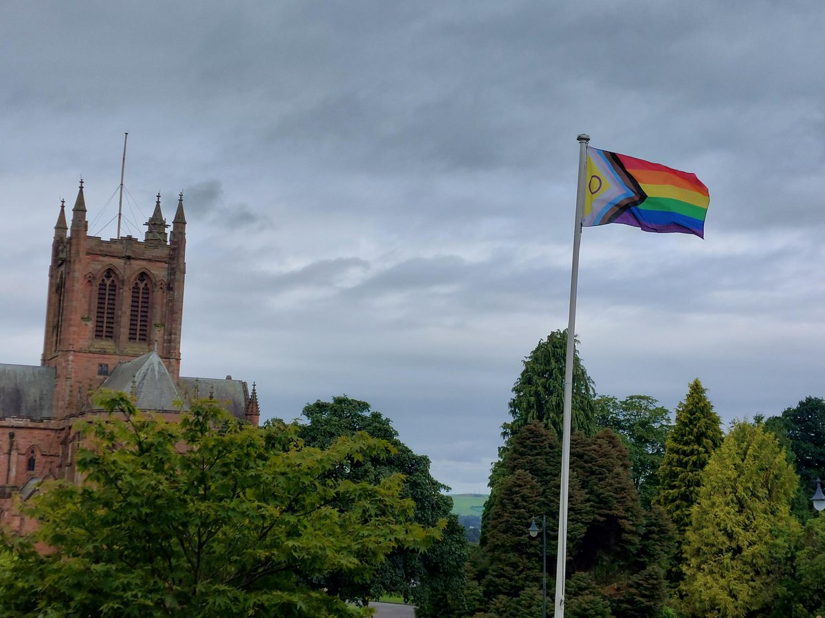CrichtonTrust's tweet photo. Celebrating the inspiring life of Dr Flora Murray today, 100years since her passing. #suffragette #medicalpioneer #LGBTQ+ Icon.  As part of the #DumfriesPride celebrations commemorating her amazing, and 'Gloriously Happy', legacy  @DGNHS @dgcouncil https://t.co/WQOEl4nqv4