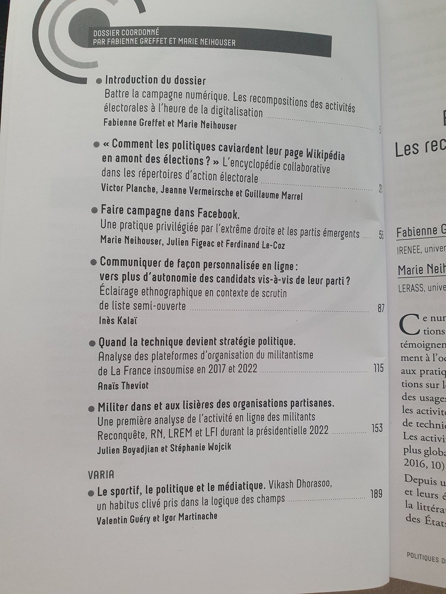 [Thread 2/3] avec des contributions de <a href="/VictorPlanche/">Victor Planche</a>, @JeanneBirdie @gmarrel sur le Wikipedia ; <a href="/marieneihouser/">marie neihouser</a>, <a href="/JuFigeac/">Julien Figeac</a> et Ferdinand Le Coz sur les campagnes des partis français sur Facebook ; <a href="/ineskalai/">Inès Kalaï</a> sur les campagnes municipales belges en ligne ;