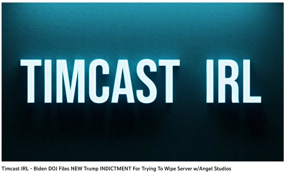 democrats not charging democrats for what they do but charging republicans for what democrats do...

Timcast IRL - Biden DOJ Files NEW Trump INDICTMENT For Trying To Wipe Server w/Angel Studios

ebid.net/us/for-sale/de…
sale-louis-llc.myshopify.com/products/democ…