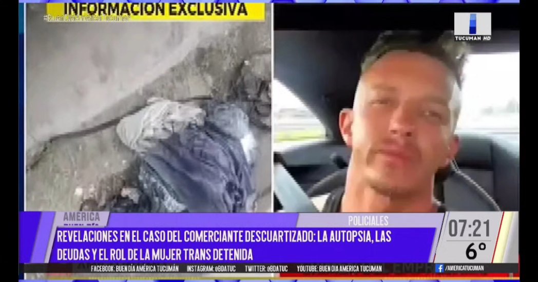 BDATuc's tweet photo. Revelaciones en el caso del comerciante descuartizado: la autopsia, las deudas y el rol de la mujer trans detenida
La investigación del fiscal Marcelo Domínguez avanza con nuevos testimonios para intentar esclarecer el crimen de Fernando Pérez Algaba.
#BDATuc https://t.co/4gyCQOhCj5